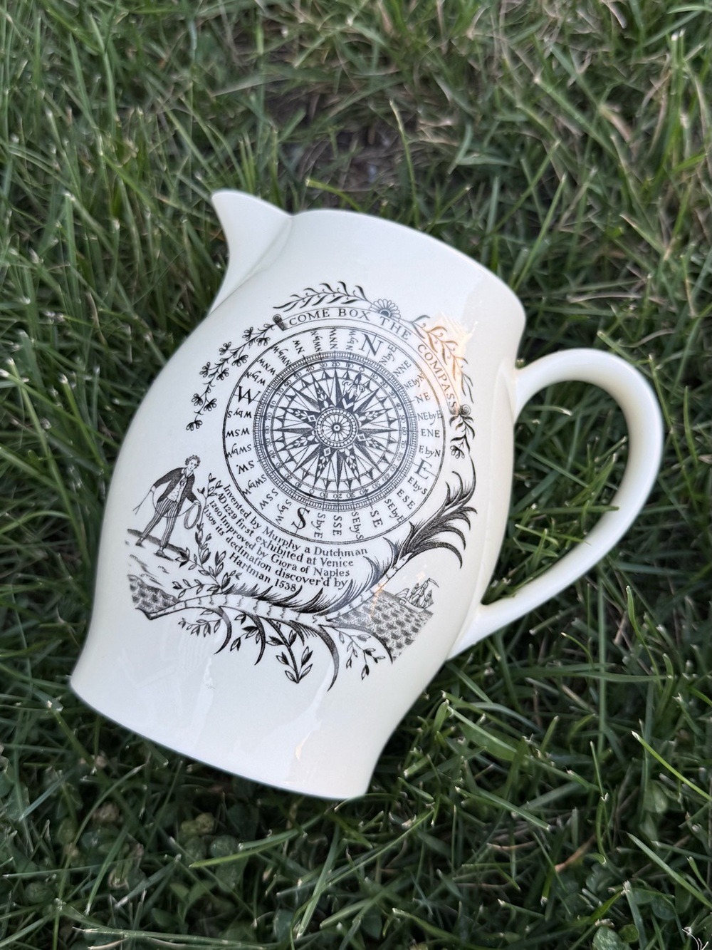 vintage Wedgwood "Liverpool Jug" creamware pitcher